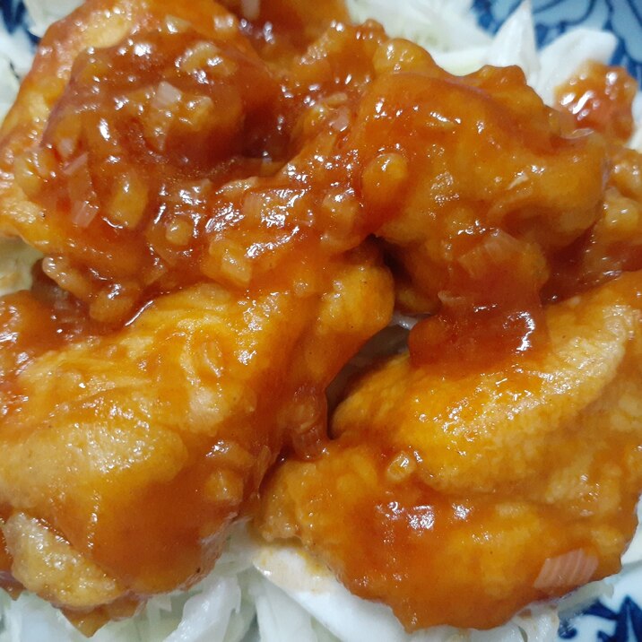 唐揚げアレンジ♪簡単!絶品鶏チリ